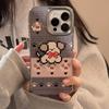 Fair Isle Cartoon Apple 16 Mobile Phone Case 17promax Leather 15 Suitable for IPhone13 Electroplated Hard 11 Couple Style