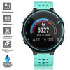 4 gab. Rūdīta stikla ekrāna aizsargplēve priekš Garmin Forerunner 220/230/235 /620 /630 Sporta viedpulksteņa aproces aizsargplēve
