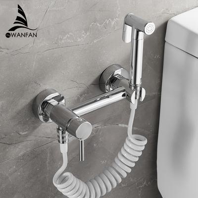 Toilet Bidet Winkel Kupfer Einzel Kalt Badezimmer Toilette Dusche Blasgespeiste Sprühpistole Düse Bidet Armatur Badezimmer Hardware 811103