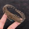 Kupfer Wassermelonen Turmalin Armreif Kupferdraht gewickelt Manschettenarmband Verstellbarer Armreif Kupfer Schmuck Edelstein HandgemachtEr Armreif Geschenk für Sie