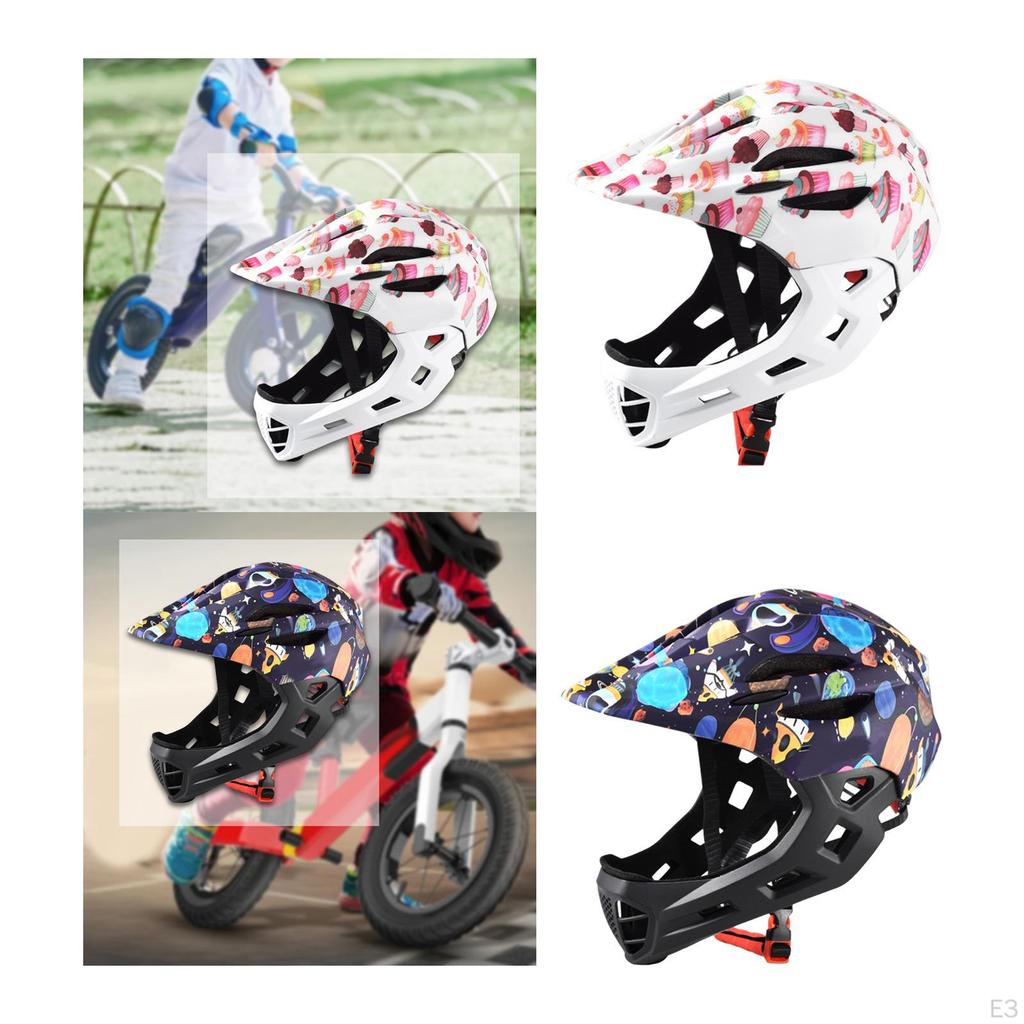 Children&#39;s Helmet, Lightweight And Easy to Carry, with Shock Absorption Chin Protection for