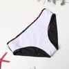 Women's Fashion Sexy Leaf Print High Waist Split Swimsuit Bikini