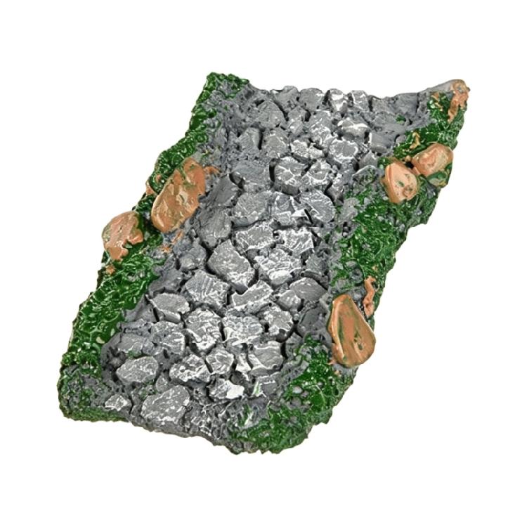 Aquariums Miniature Stone Trail Ornament That Repositions Easily in Small Planter Displays and Model Arrangements