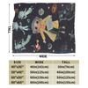 Horror Cartoon C-Coraline Flannel Blanket Girls Comfortable Throw Blanket Autumn Couch Chair Bedspread Sofa Bed Cover