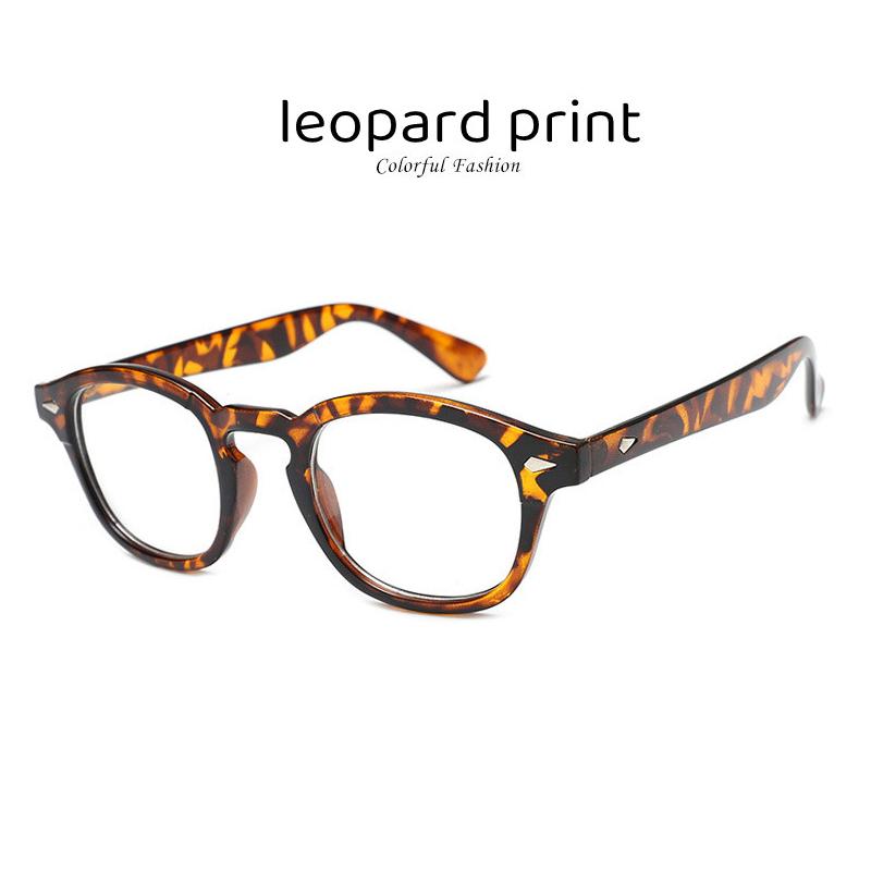 

2022 Retro Johnny Depp Style Anti Blue Light Glasses Men Women Classic Vintage Prescription Photochromic Reading Glasses+0 to 6 0 цветной печати леопарда