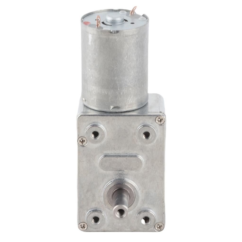 DC 12V Reduction Motor 100RPM Reversible High Torsion Worm Geared Motor