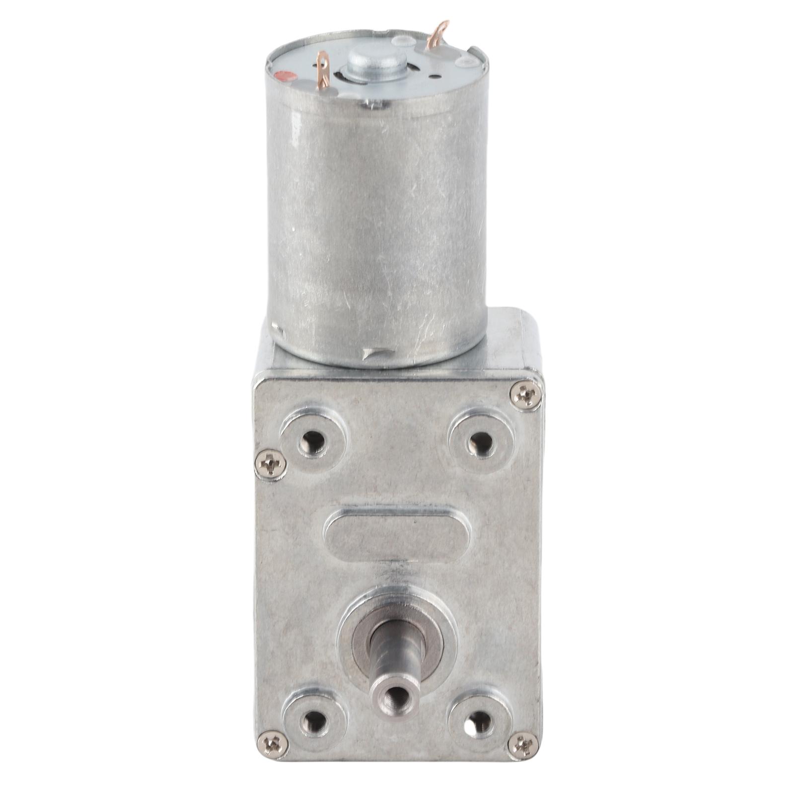 

DC 12V Reduction Motor 100RPM Reversible High Torsion Worm Geared Motor