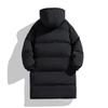 Cotton Clothes Men's New Winter Thickened Medium and Long Cotton Clothes Men's and Women's Large Size Hooded Warm Bread