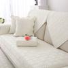 Cotton Sofa Cushion, Universal Fabric For All Seasons, Non-Slip Solid Wood Seat Cushion, Simple Modern Leather Sofa Cover, Backrest Towel