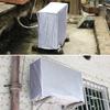 Silver Air Conditioner Cover Multisize Waterproof Dust Cover Air Conditioner Protective  Outdoor