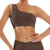 Nude Feeling One-Shoulder Quick-Dry Yoga Bra WX8002