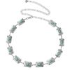 New Retro Turquoise Bohemian Metal Waist Chain for Women, Elegant, Exquisite and Fashionable Waist Chain Belt