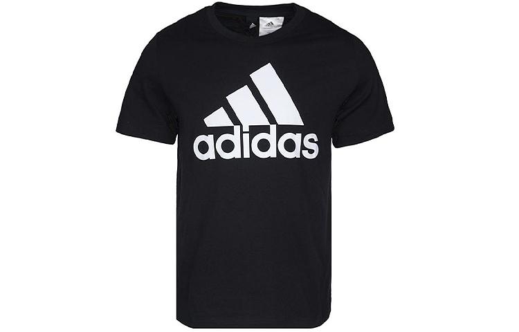 

Adidas T Shirts Men s Black Crew Neck Moderate Straight Fit CD4864 M