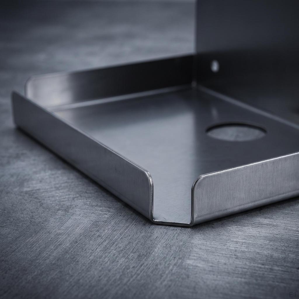 Shelf Bracket with Tray Heavy Duty Stainless Steel Thickened Support Brackets for
