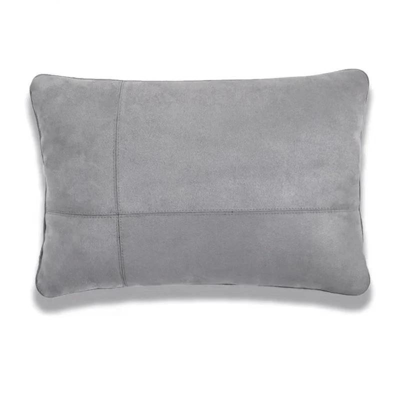 Universal Car Headrest Pillow Neck Cushion Woman Car Neck Pillows Man Waist Pillow Bolster Solid Color Car Neck Headrest