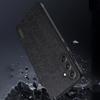 For Samsung Galaxy A35 5G Case Scratch-proof Wood Grain PU+PC+TPU Phone Back Shell