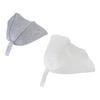 2pcs Sauna Felt Hats Water Absorption Head Protection Shower Bathing Hat for Women Men Grey White