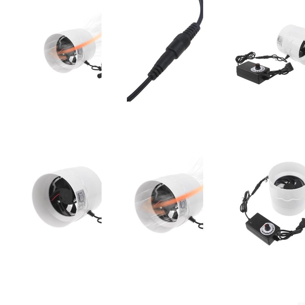 

H7EE Inline Duct Fan Air Ventilator Pipe Ventilation Exhaust Fan Adjustable Extractor Bathroom Toilet Wall Fan China Mainland