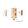 Lotus Wood Dual-sided Bath & Nail Brush with Boar Bristles and Foot Stone