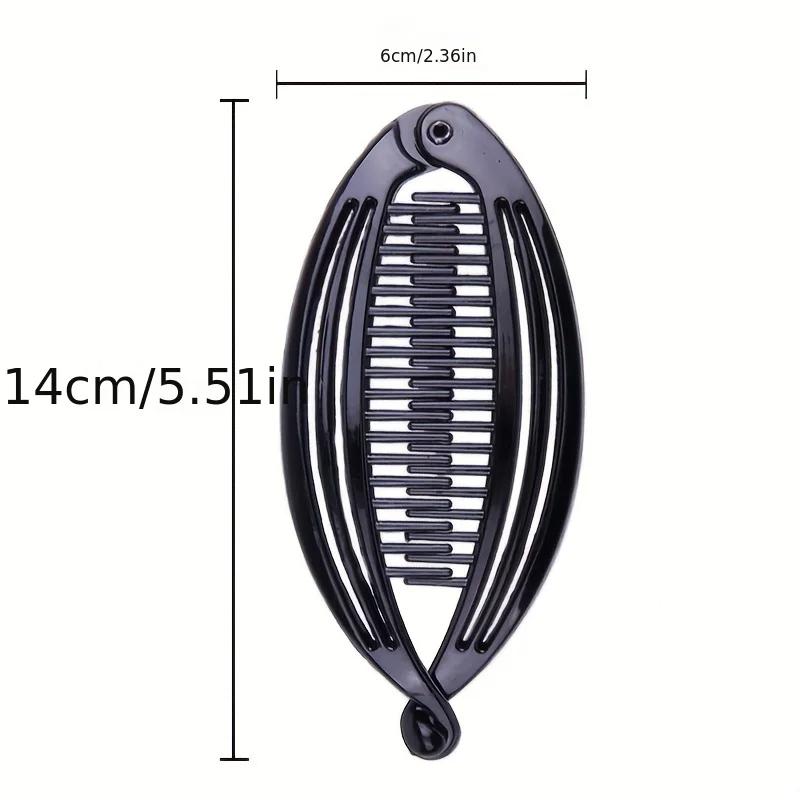 New Fashion Banana Clip Set Fish Clip Coiled Hair Insert Comb Hair Side Comb Beaded Hair Clip Hair Comb Headdress
