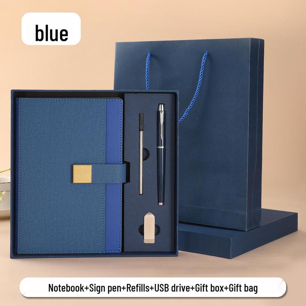 Custom Printed Business Notebook Gift Set for Office Meetings & Corporate Events