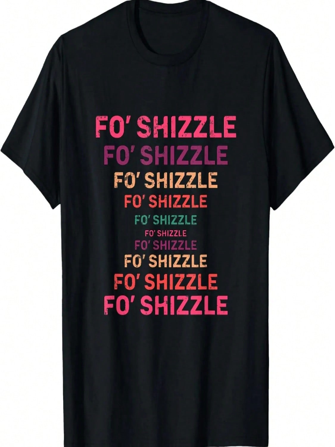 Funny Fo Shizzle Retro Vintage T-Shirt S разноцветный