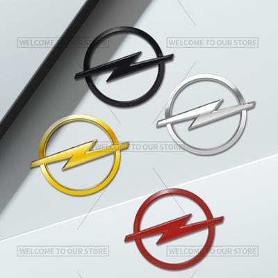 3D Car Styling For Zafira Astra Mokka Movano Vectra Insignia Emblem Badge Metal Stickers Rear Trunk Decals Auto Accessories