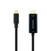 NANO CABLE Nanocable Converter Cable 10.15.5132/ USB Type-C Male - HDMI Male/ 1.8m/ Black
