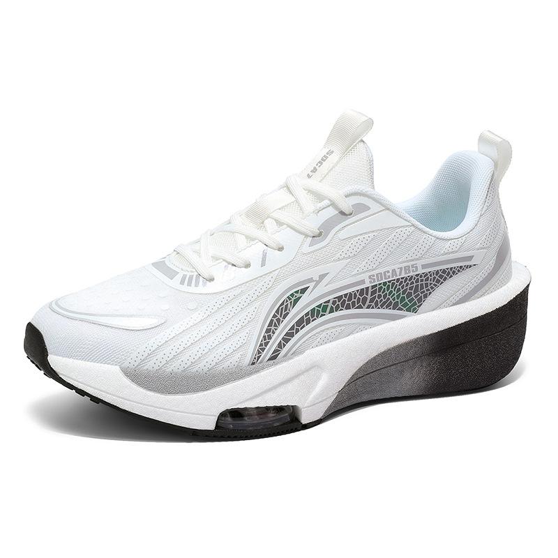 Couple really explosive shock absorption technology air cushion breathable lightweight soft-soled sports shoes student non-slip casual jogging shoes