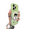 Magnetic Jelly Two-in-one For Apple Mobile Phone Case Premium Caseti Double Layer Mobile Phone Case Ins Little Black Cat Mobile Phone Case