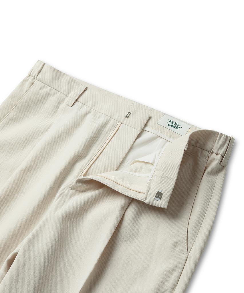 Teilleochaedeu Bridge Linen Wide Trousers