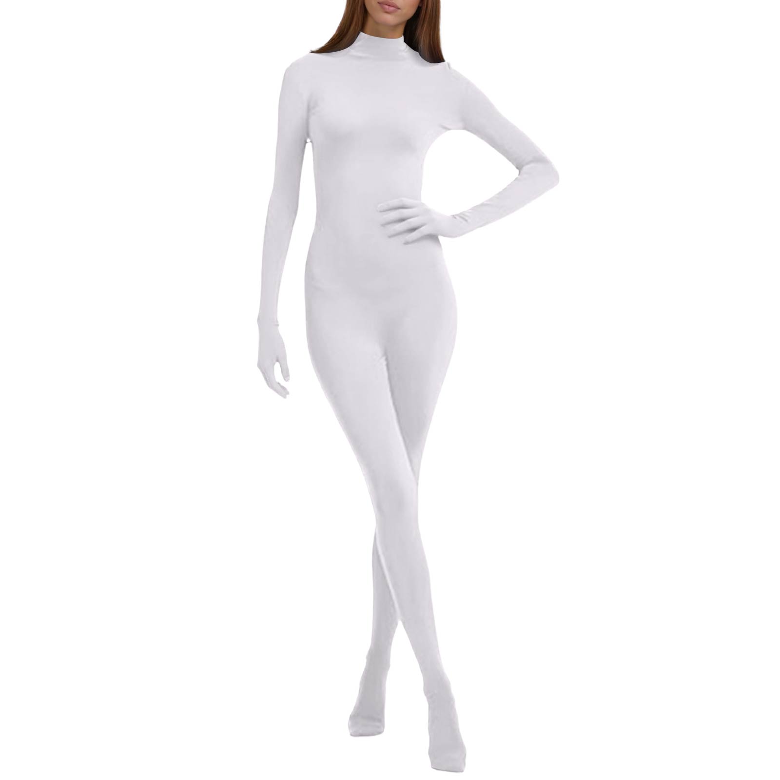 

Костюм Косплей Леотард Полные Боди Костюмы Костюмы для Хромакея 190 белый