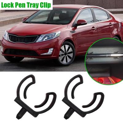 2X עבור Kia Rio Accent Sportage Ceed SW Soul Rio X-Line Rio Cerato Koup K5 K2 תיבת כפפות ארגונית מנעול מגש עיפרון קליפים מסמרת