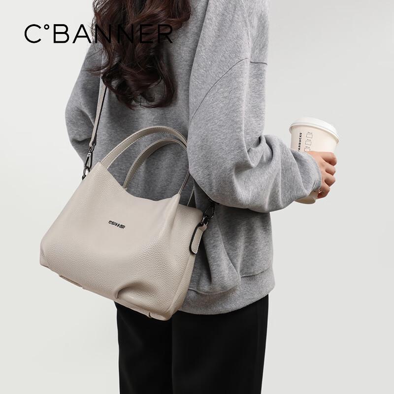 C.BANNER Women's Top-Grain Leather Handbag