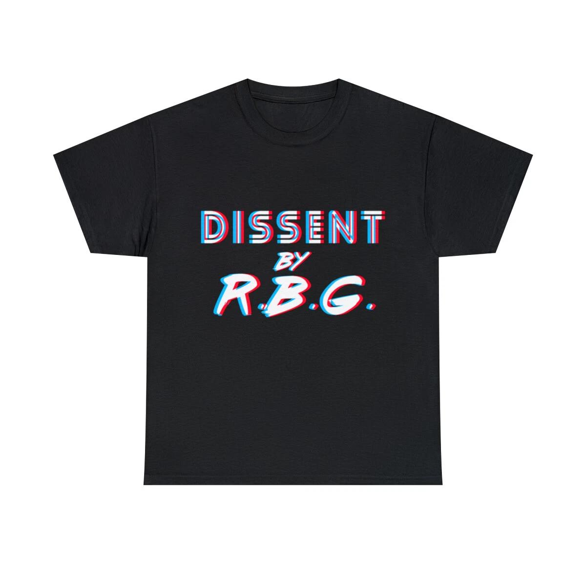 Dissent By RBG Ruth Bader Ginsburg Graphic Tee Shirt, S-5XL XL