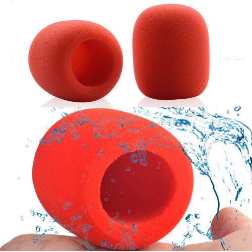 Microphone Covers, Microphone Sponges, 10 Pieces in 10 Colors, Protective Covers, Noise Reduction, Multicolored Sponge Cover Case Caps, Non-Disposable