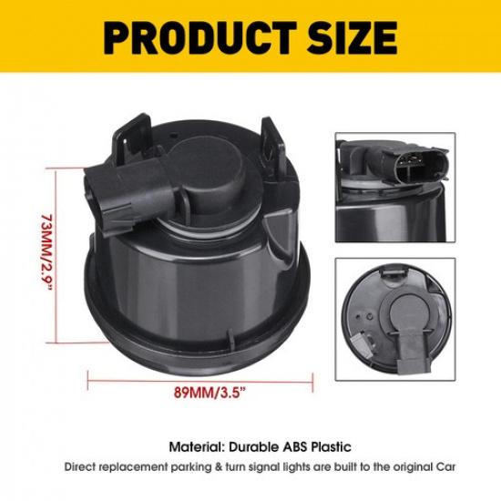 For 2007-2018 JK Wrangler Jeep Bumper Led Turn Signals&Fender Side Marker Lights