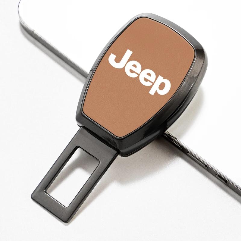 For Jeep Metal Car Seat Belt Clip Extender Safety Buckle For Jeep Wrangler JL JK Renegade Grand Cherokee Patriot Willys Liber