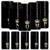Diamond Crown Letter Letters Phone Case For OnePlus 15 13 12 11 10 Pro 13T 13R 12R 9 8T 8 7 7T 9R Nord 2T CE 2 3 4 5G Soft Cover