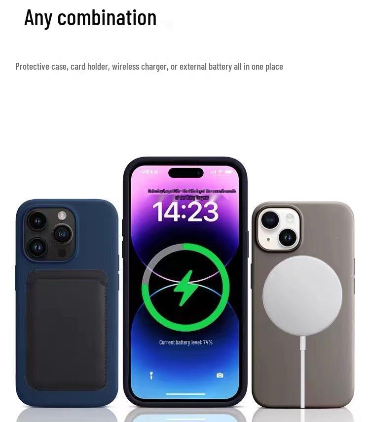 Real Liquid Silicone MagSafe Case for iPhone 13, 14, 15 Pro Max