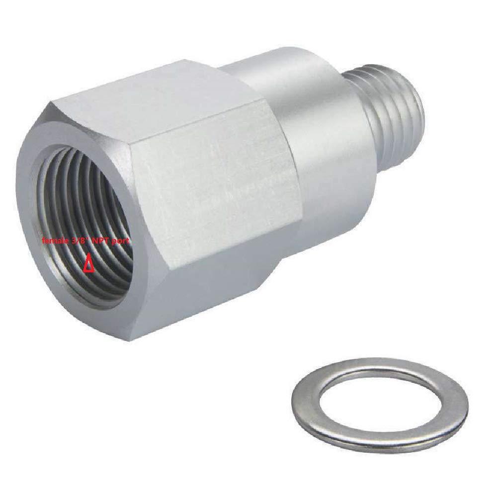 Car LS Engine M12 To 3/8NPT Coolant Temp Sensor Adapter