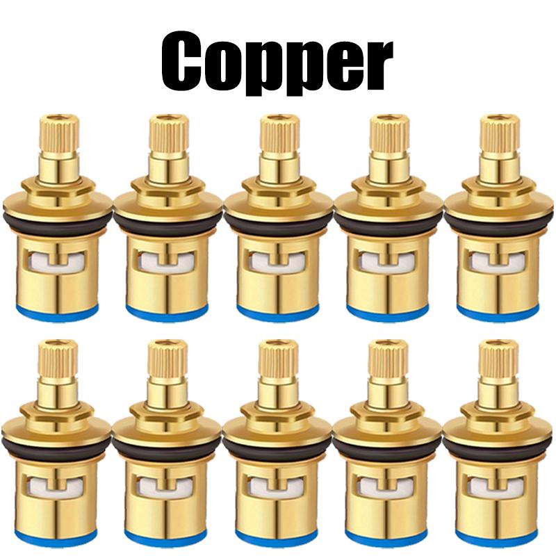 10/1pcs Faucet Valves Replacement Universal Tap Valve Brass Cartridge Faucet Inner Valve for Household Bathroom Kitchen Supplies