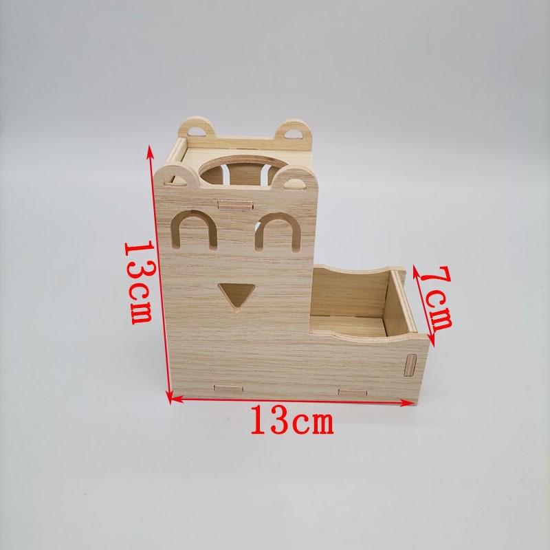 3-in-1 Hamster Feeder: Water Bottle Holder, Food Bowl, and Bathhouse