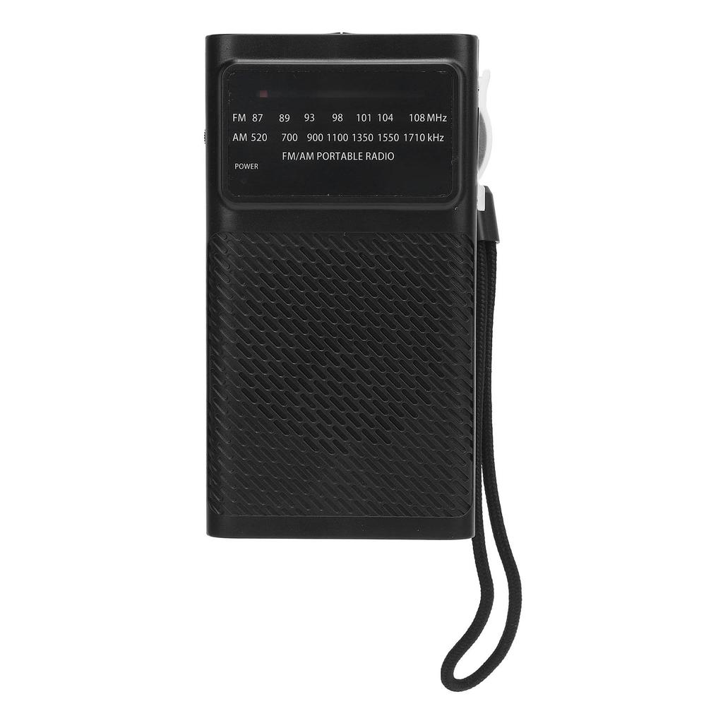 Portable AM FM Radio Multifunctional Strong Reception and Sound Battery Operated Small Radio with Sp
