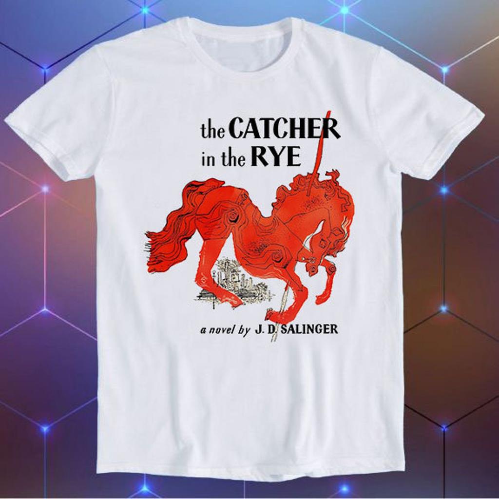 The Catcher In The Rye Book Banned Literary Literature Geek Nerd Top Parody Meme Movie Music Cool Funny Gift T-Shirt E700