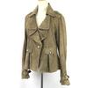 Excellent Condition Tasha Polizzi Leather Jacket M Women Brown Jumper(USED)