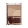 CEZANNE Blend Color Shading 5.0g [All 2 Colors] - 3-Color Customizable Contour Palette for Perfect Shadows