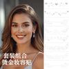 Butterfly Love Perm Silver Face Makeup Sticker Party Tattoo Sticker Tattoo Qixi Festival