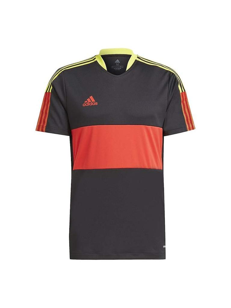 Adidas Tiro 21 Size M Jersey, Black/Vivid Red/Acid Yellow,