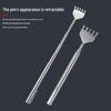 Retractable Stainless Steel Itch Scratcher, 16-50cm Adjustable Back Scratcher with 5 Sections